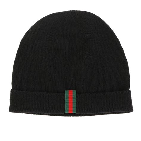 Cappello a cuffietta con fascia bicolore Gucci 